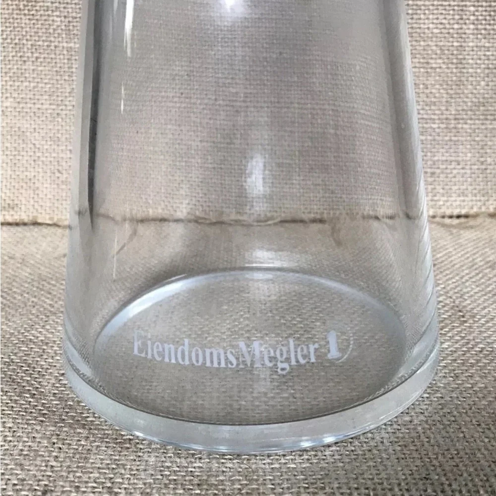 Krosno Glass Eiendoms Megler 1 Real Estate Carafe Pitcher Vase Mod Minimalist